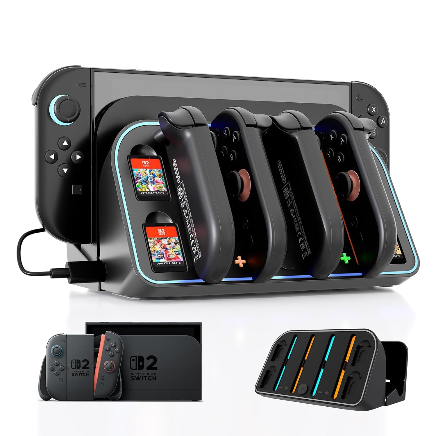 Retro Gaming Gun - Wall Mount Charging Dock for Nintendo
