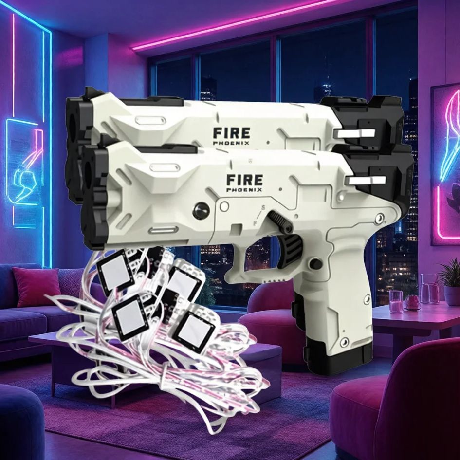 Retro Gaming Gun - 2p GUN4IR Wireless Electromagnetic Light Gun