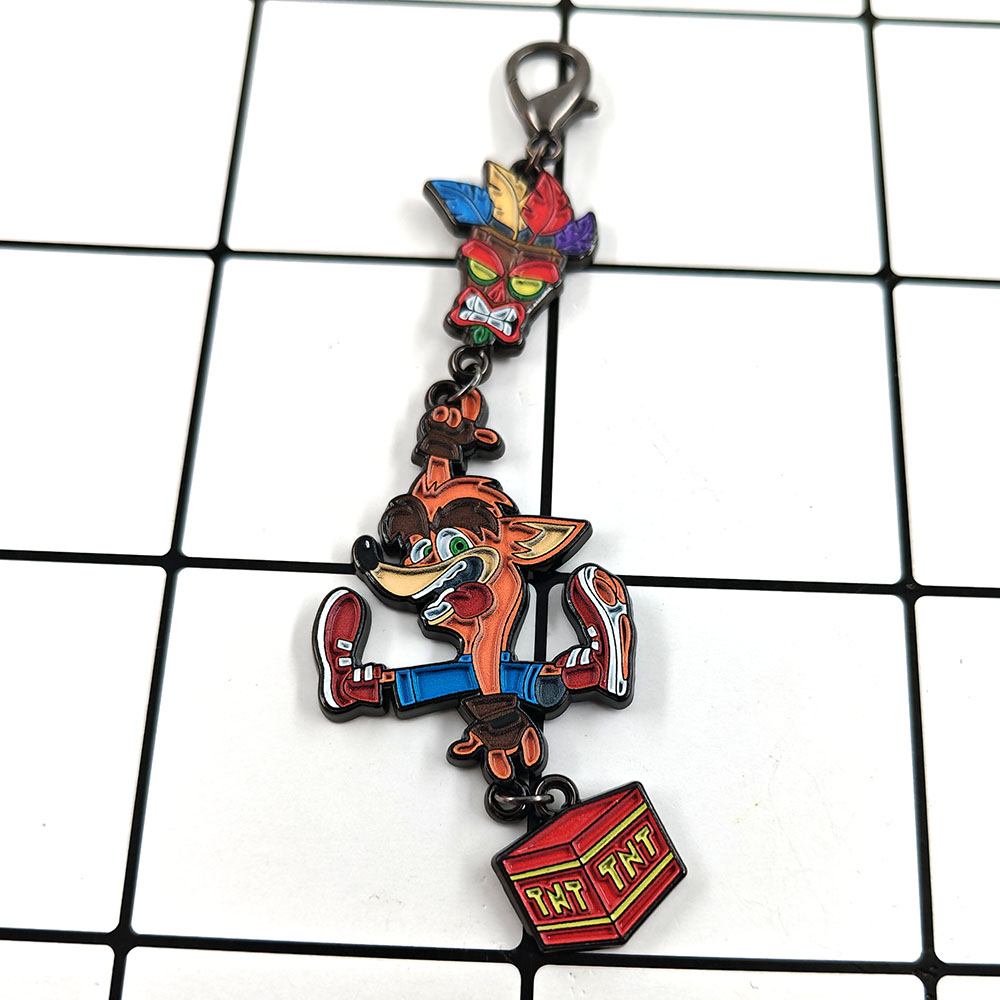 Classic Cartoon Character Keyc - Retro Gaming Keychain recension och pris