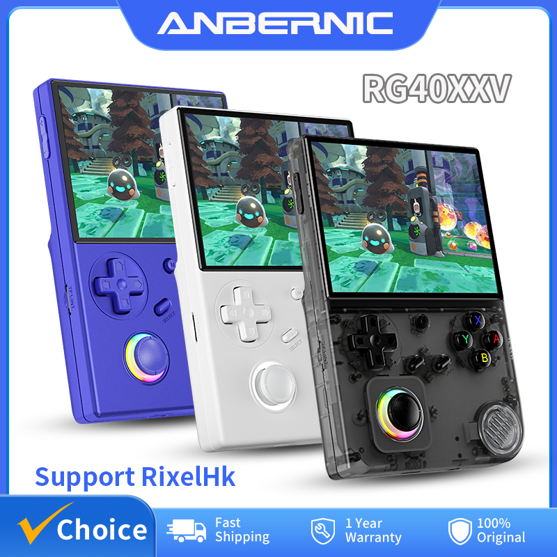 ANBERNIC RG40XXV Retro Handhel - Retro Gaming Theme recension och pris