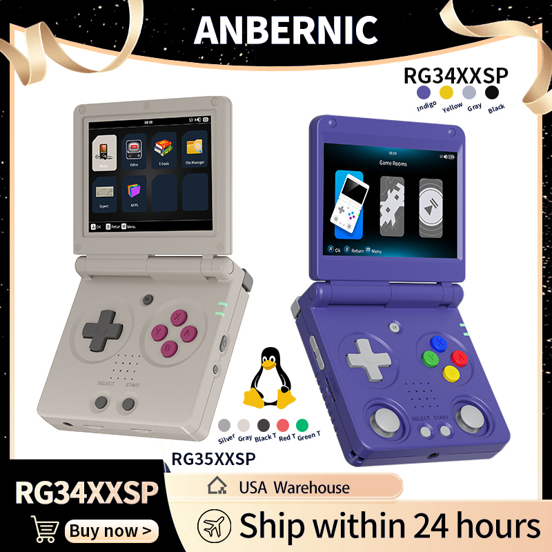 Anbernic RG34XXSP RG35XXSP Fli - Retro Gaming Best Console recension och pris