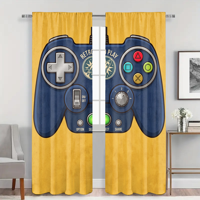 Gaming Controller Curtain Pane - Retro Gaming Cafe recension och pris