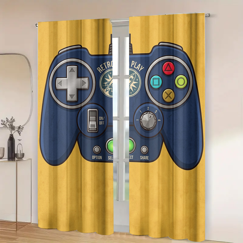 Gaming Controller Curtain Pane - Retro Gaming Cafe recension och pris