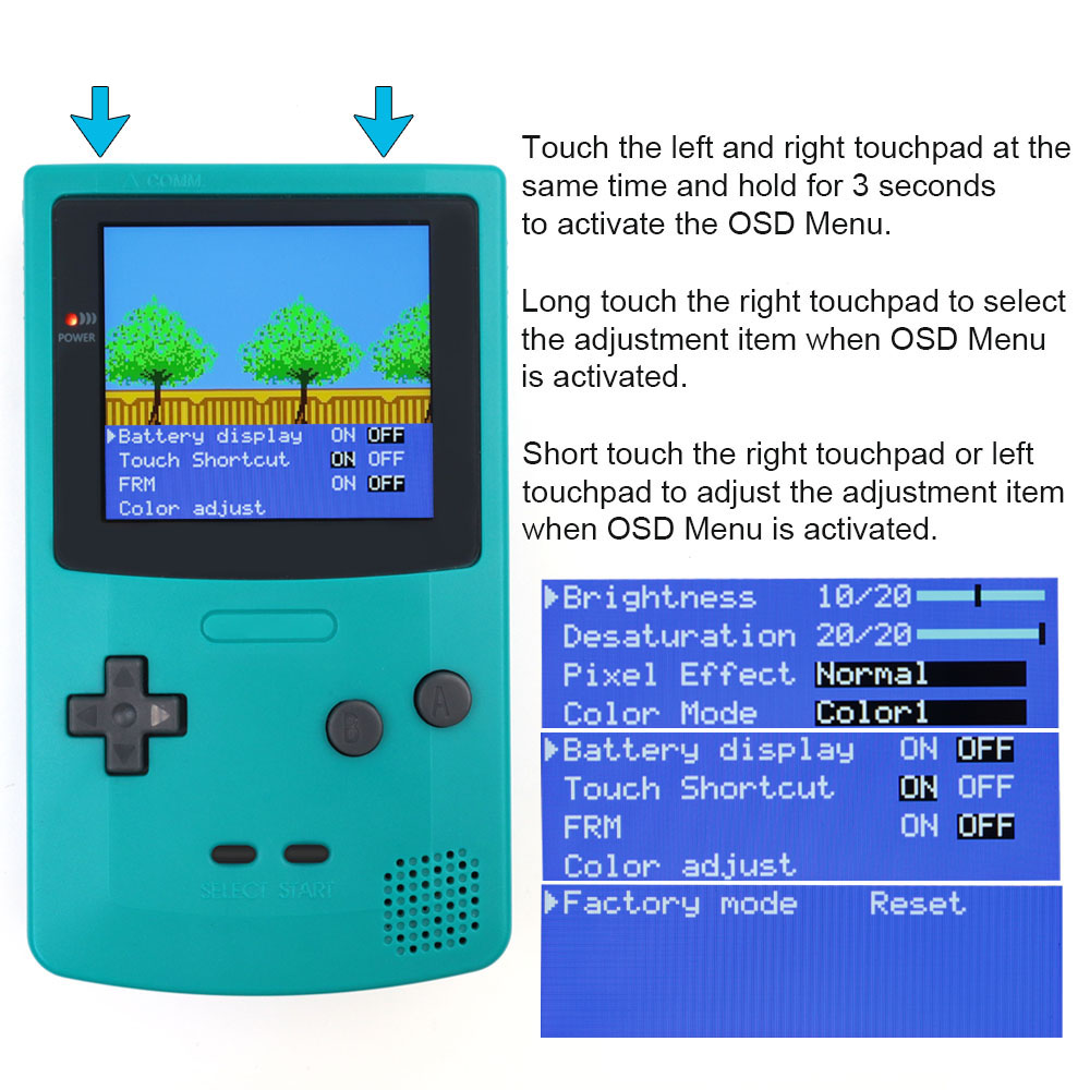 Rechargeable 2.8' IPS Screen L - Retro Gaming Images recension och pris