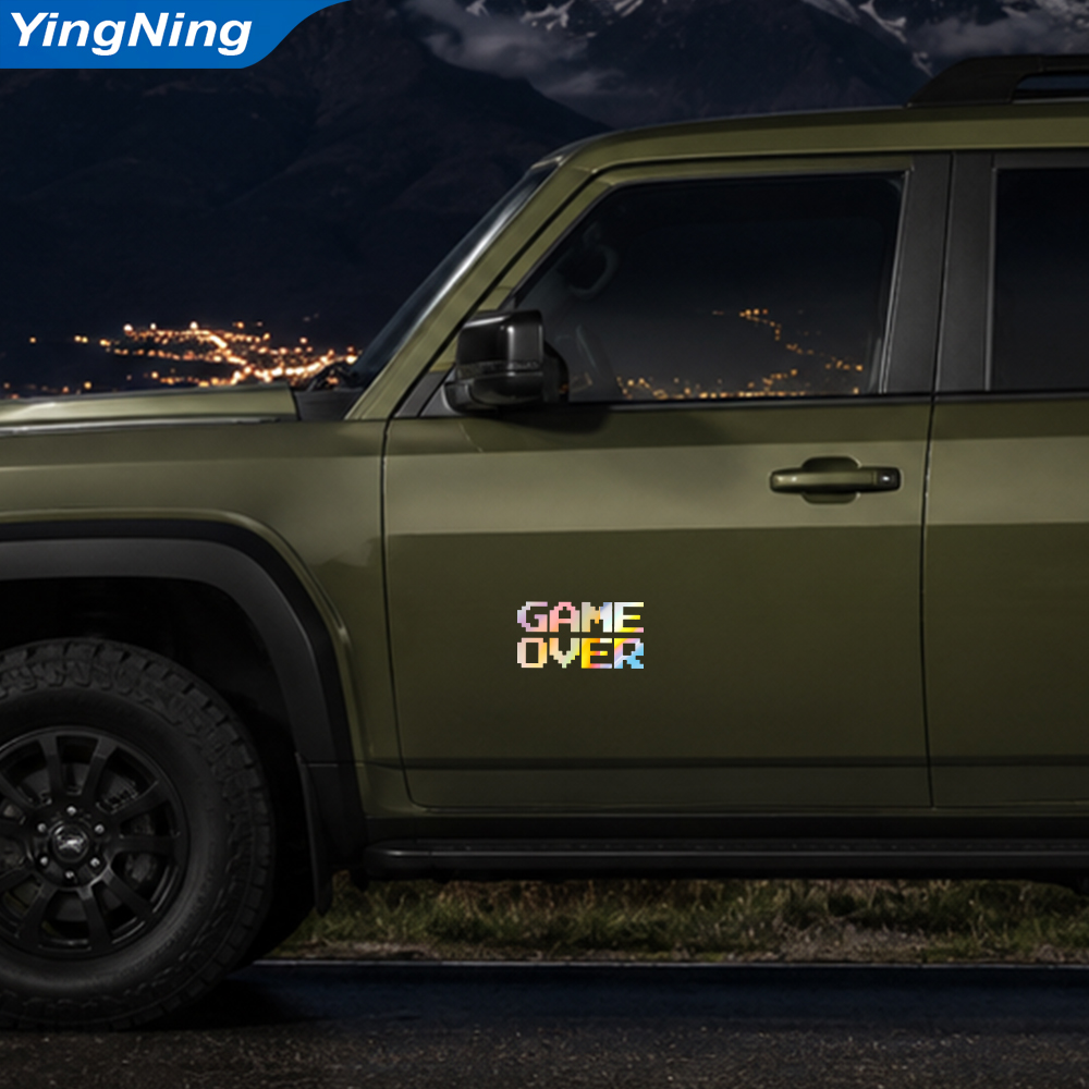 Reflective Game Over Car Decal - Gaming Retro Arcade recension och pris