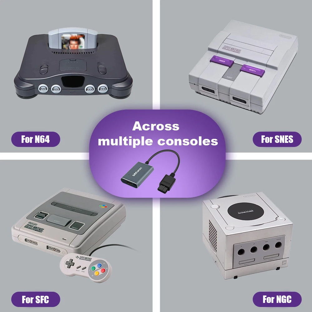 Bitfunx 720P Svideo / AV To HD - Retro Gaming Best Console recension och pris