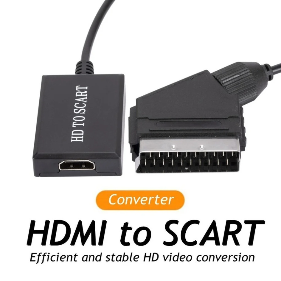 HDMI-Compatible to Scart Conve - Scart To Hdmi recension och pris