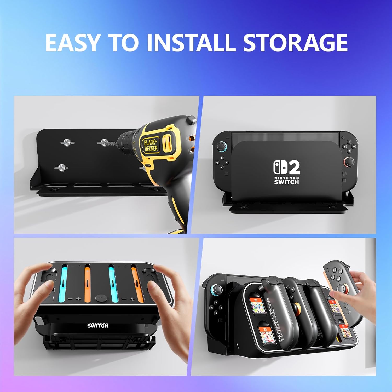 Wall Mount Charging Dock for N - Retro Gaming Gun recension och pris