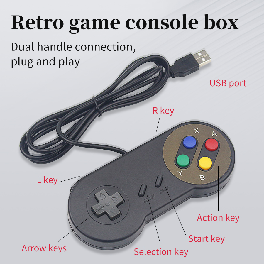 USB Retro Gamepad Plug and Pla - Raspberry Pi Retropie recension och pris