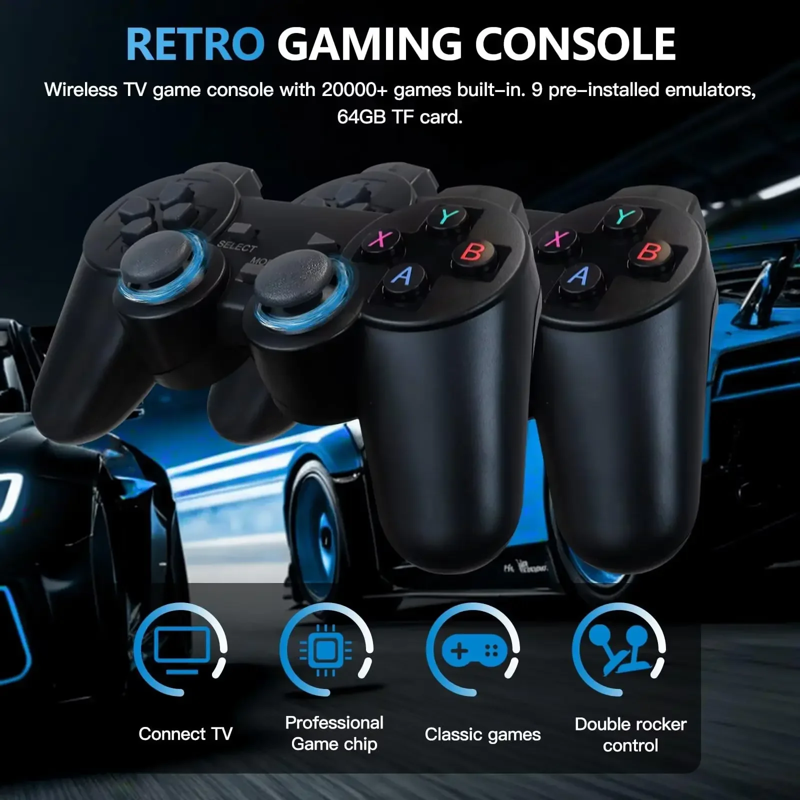 M8 Video Game Consoles 4K HD O - Retro Gaming Stick recension och pris