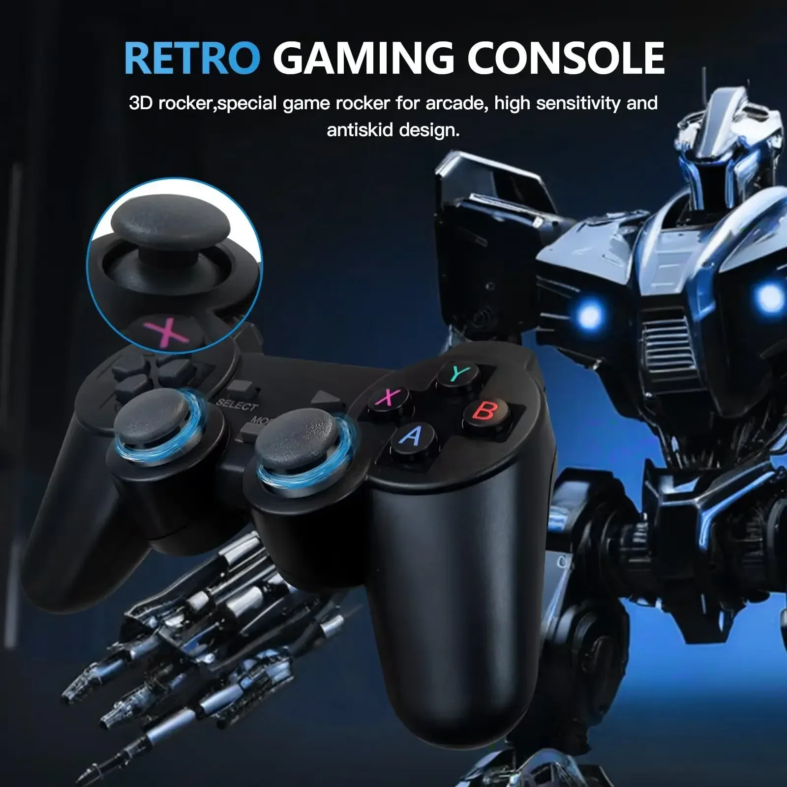 M8 Video Game Consoles 4K HD O - Retro Gaming Stick recension och pris