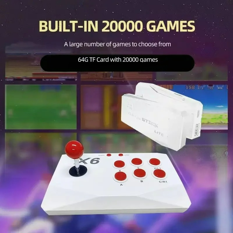 New X6 Video Game Console 4K H - Retro Gaming Stick recension och pris
