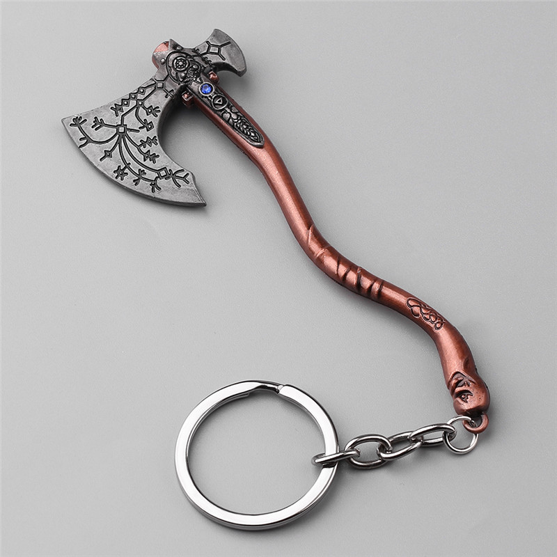 Punk Fashion Jewelry God Of Wa - Retro Gaming Keychain recension och pris