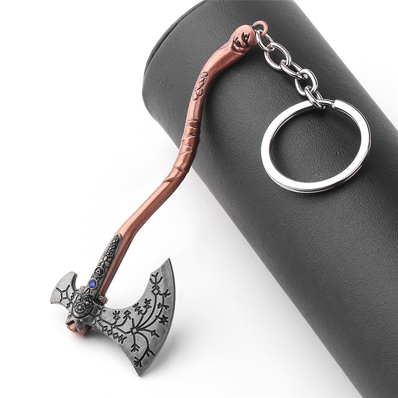 Punk Fashion Jewelry God Of Wa - Retro Gaming Keychain recension och pris