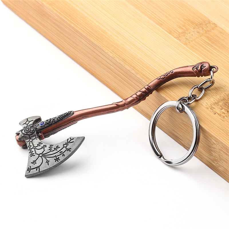 Punk Fashion Jewelry God Of Wa - Retro Gaming Keychain recension och pris