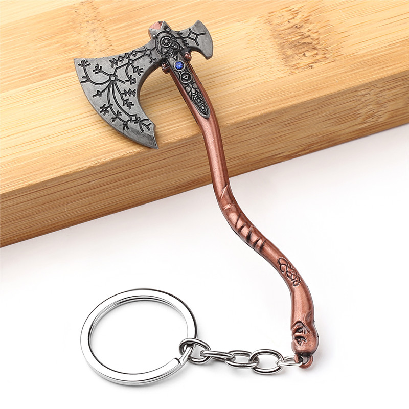 Punk Fashion Jewelry God Of Wa - Retro Gaming Keychain recension och pris