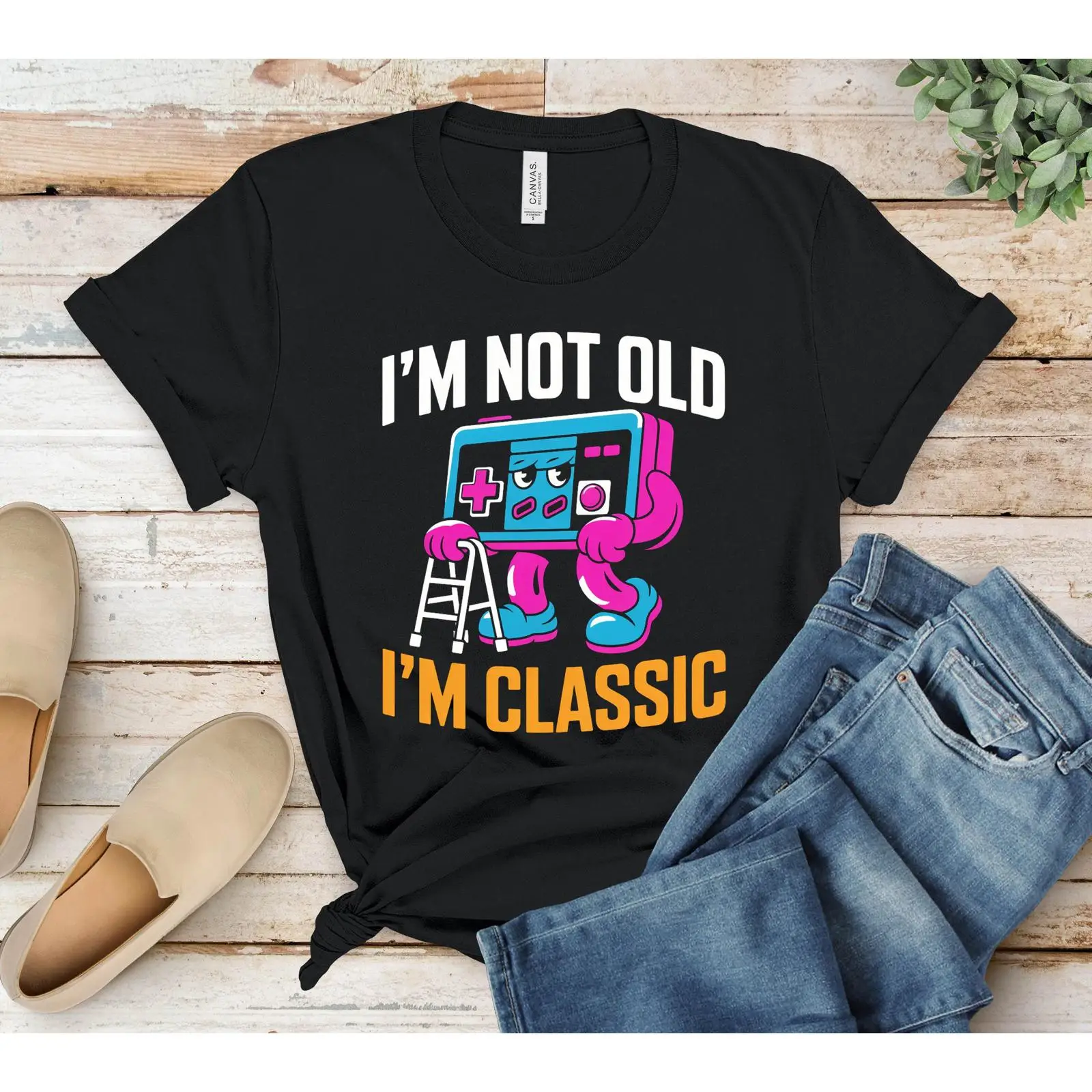 Retro Gamer T Shirt Im Not Old - Retro Gaming Gamestop recension och pris