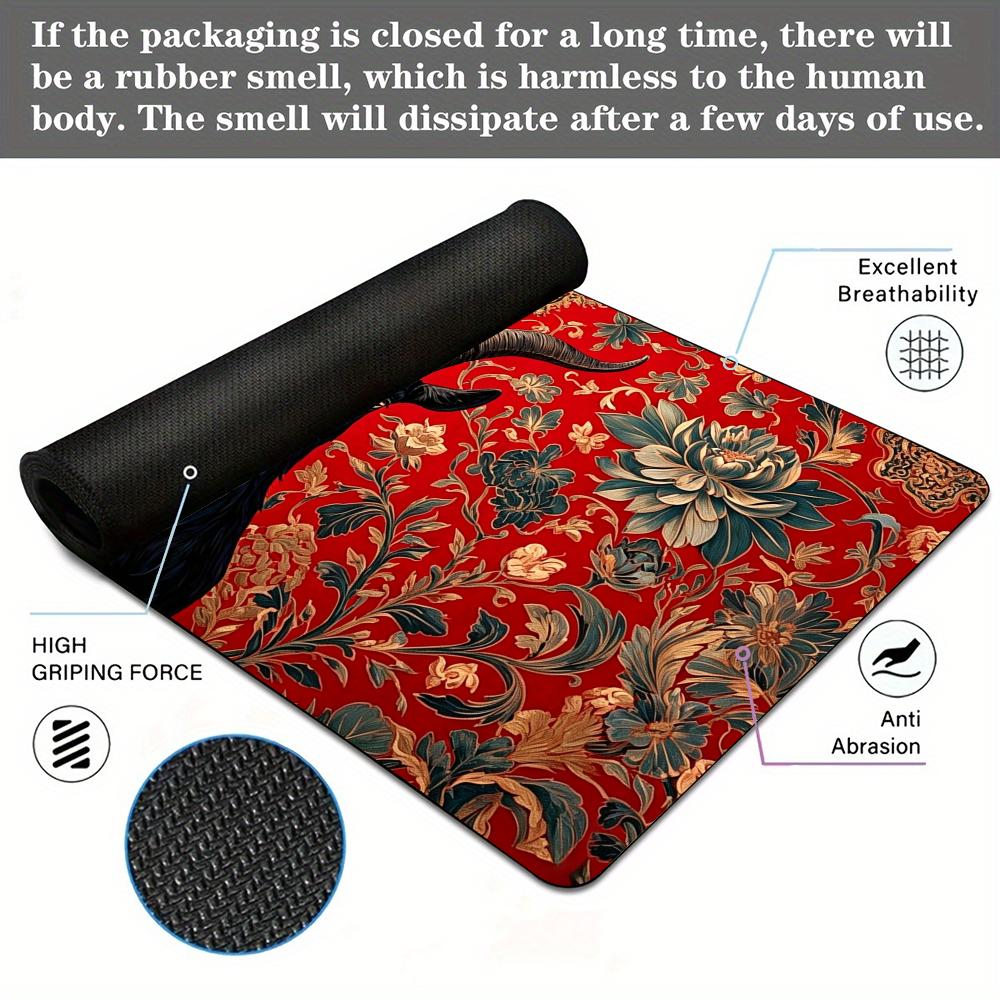 Retro patterns and black goat  - Retro Gaming Rug recension och pris