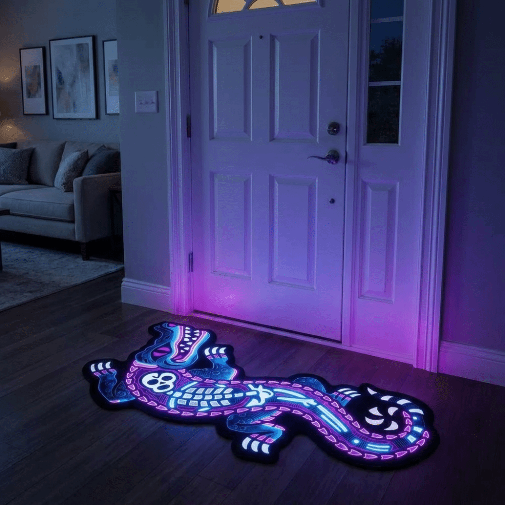 Durable Wool-like Fabric Croco - Retro Gaming Rug recension och pris