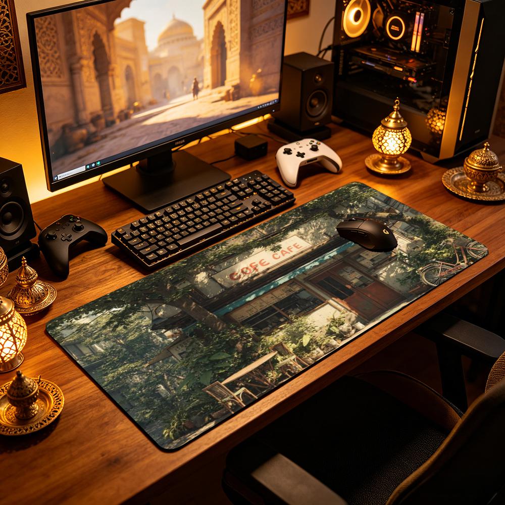Vintage Cozy Cafe Large Desk M - Retro Gaming Cafe recension och pris