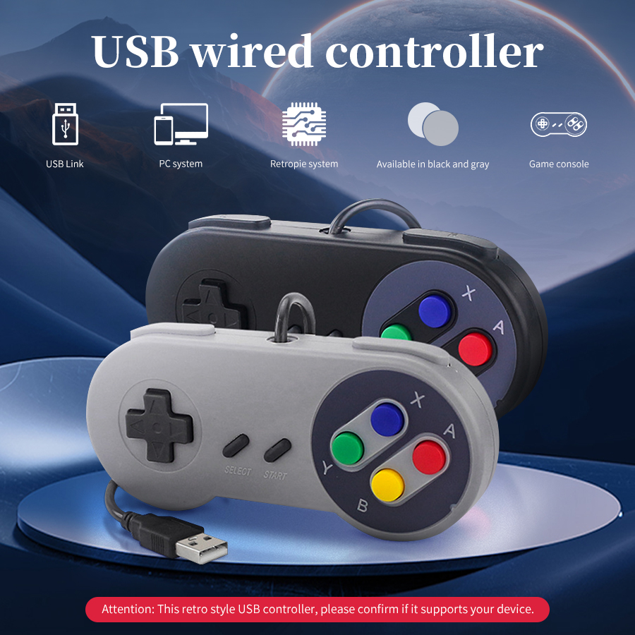 USB Retro Gamepad for PC NESPi - Raspberry Pi Retropie recension och pris