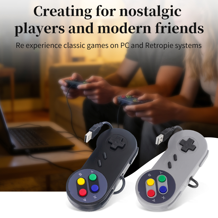 USB Retro Gamepad for PC NESPi - Raspberry Pi Retropie recension och pris
