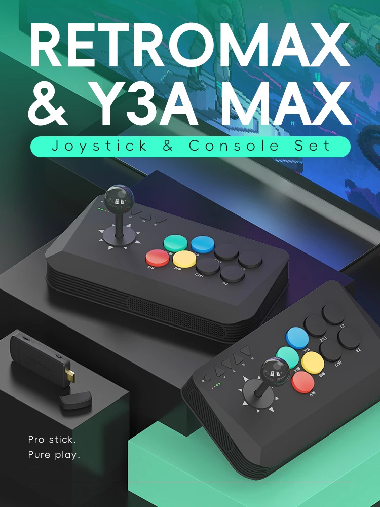 Wireless Y3A Max Arcade Stick  - Retro Gaming Stick recension och pris