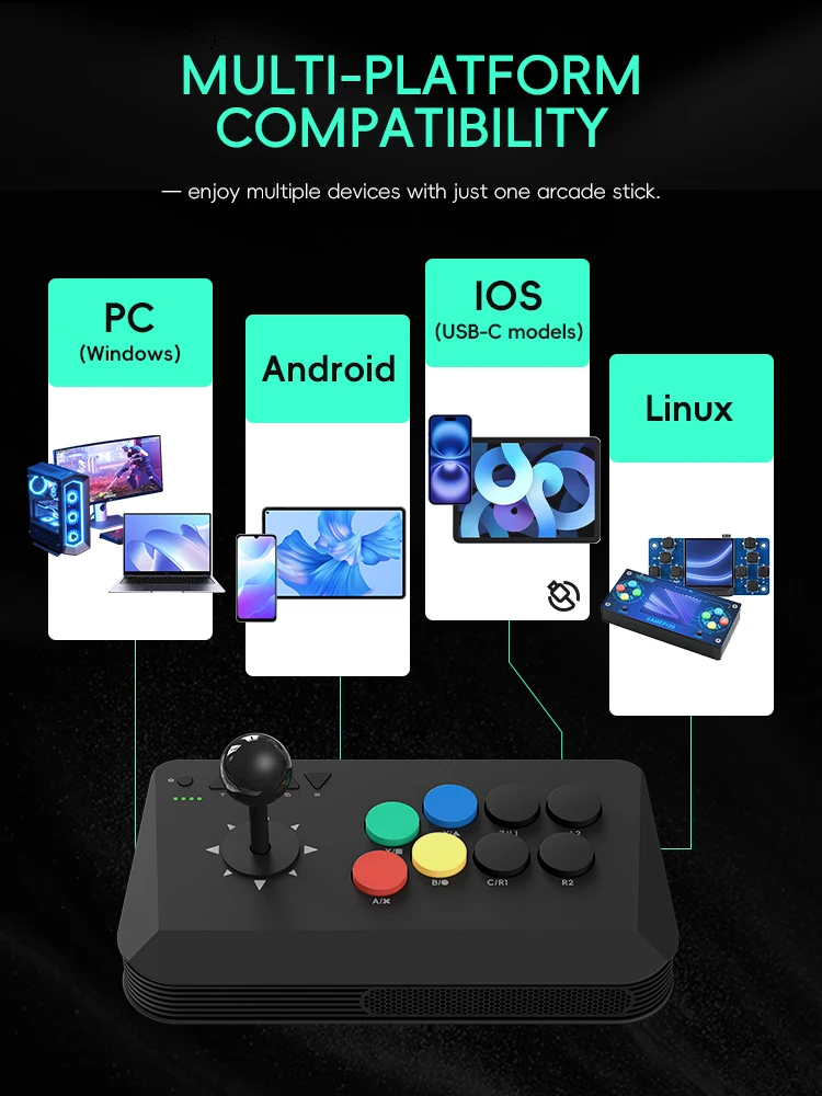 Wireless Y3A Max Arcade Stick  - Retro Gaming Stick recension och pris