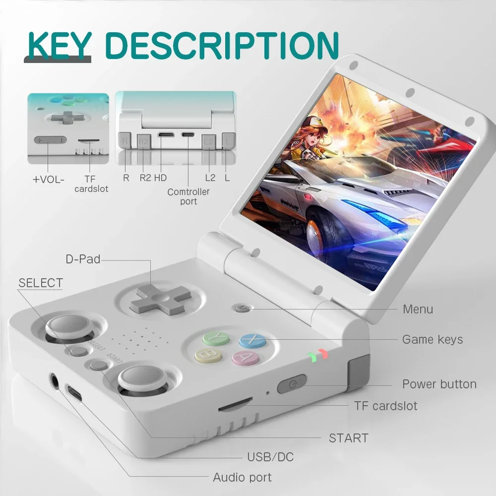MIYOO FLIP V2 Handheld Game Pl - Retro Gaming Os Linux recension och pris