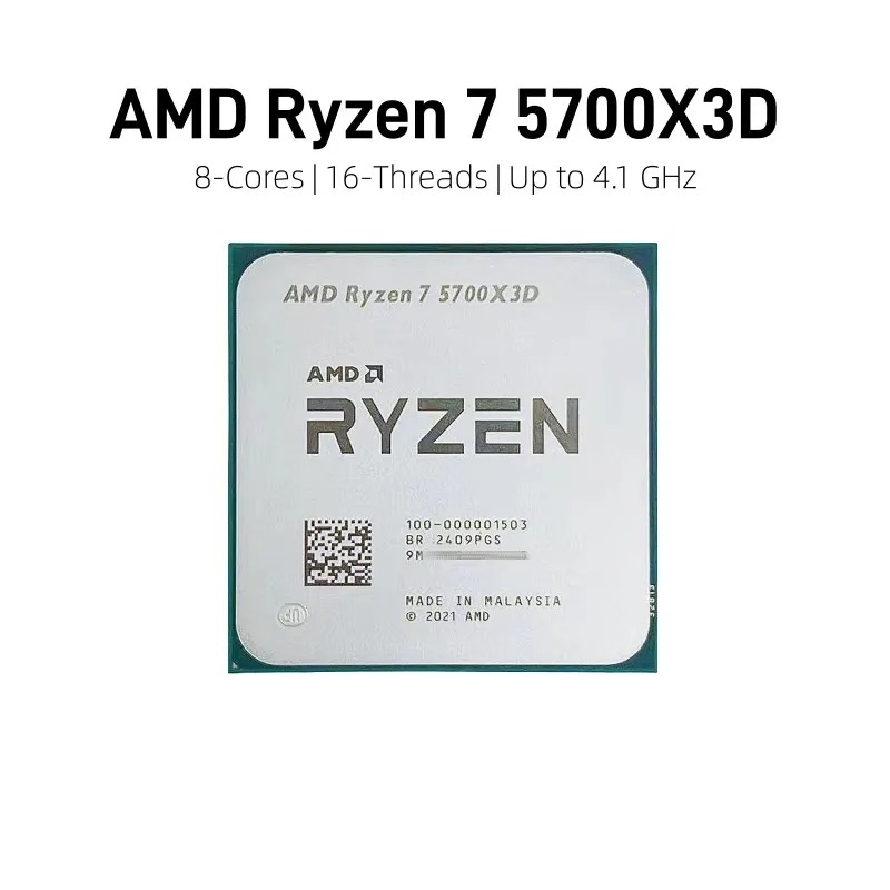AMD Ryzen 7 5700X3D Bulk CPU f - Amd Cpu Ryzen 7 recension och pris