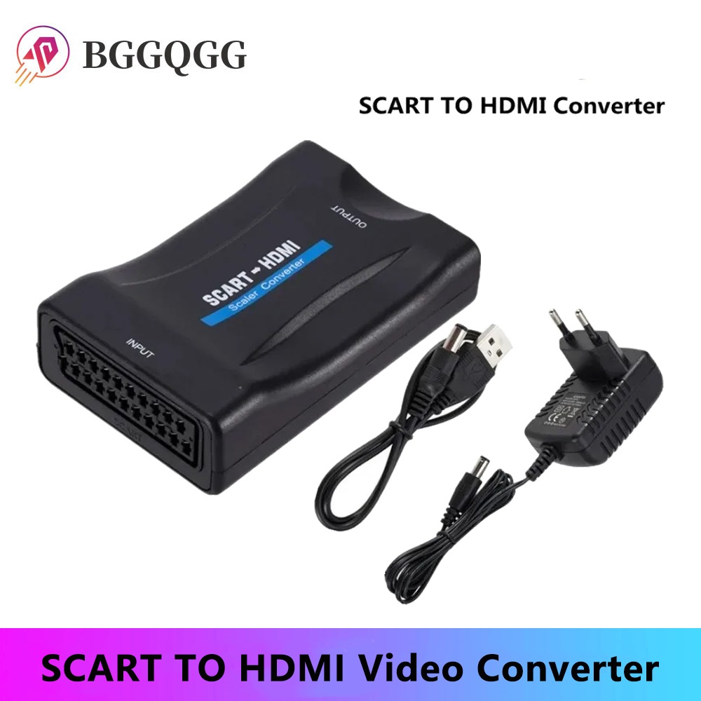 BGGQGG 1080P SCART To HDMI-com - Scart To Hdmi recension och pris