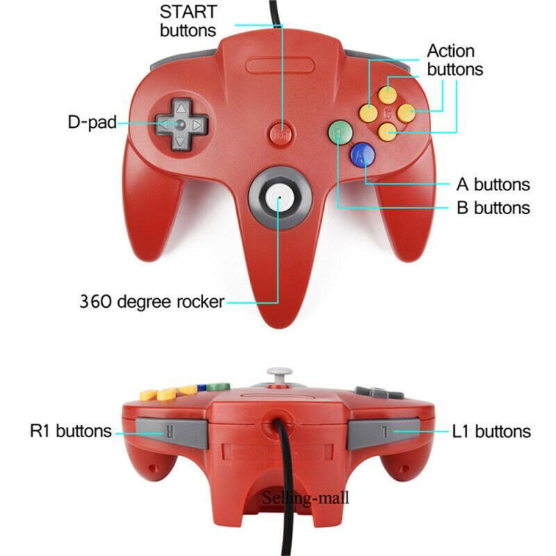 N64 Controller Classic USB Wir - Retro Gaming Theme recension och pris