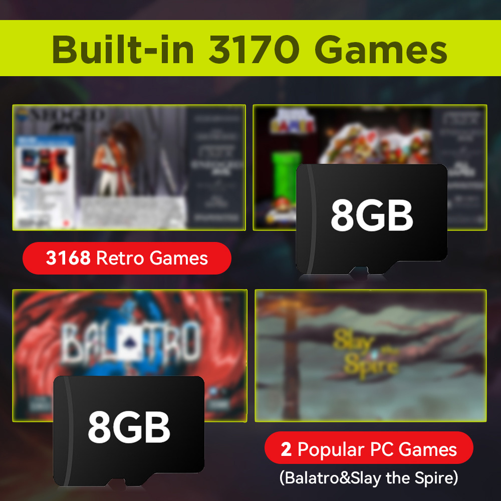 8GB Game TF Card with 3170 Ret - Retro Gaming Theme recension och pris