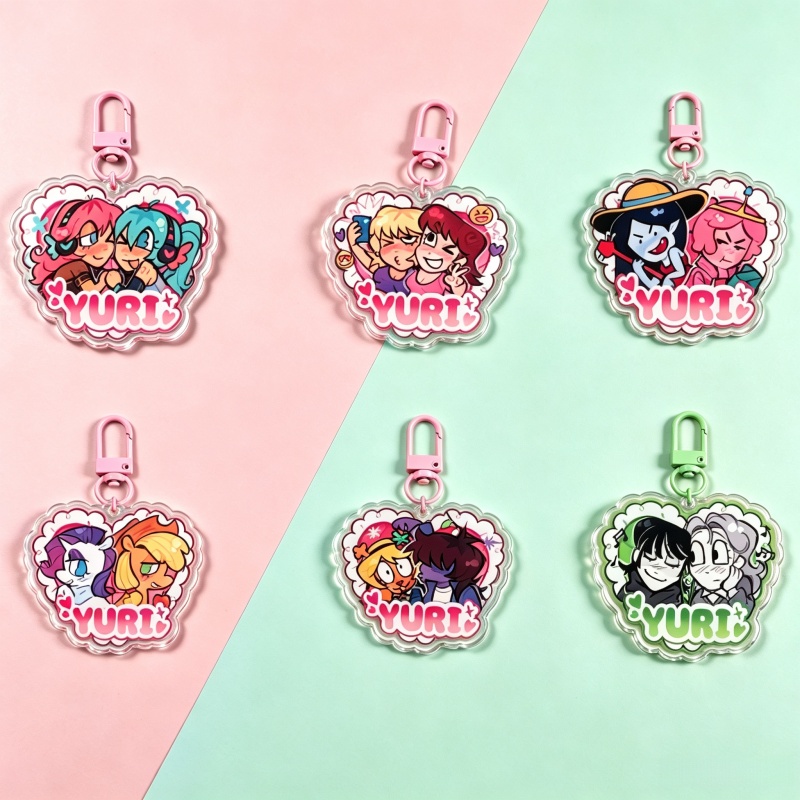 Yuri Time Acrylic Keychain Cut - Retro Gaming Keychain recension och pris