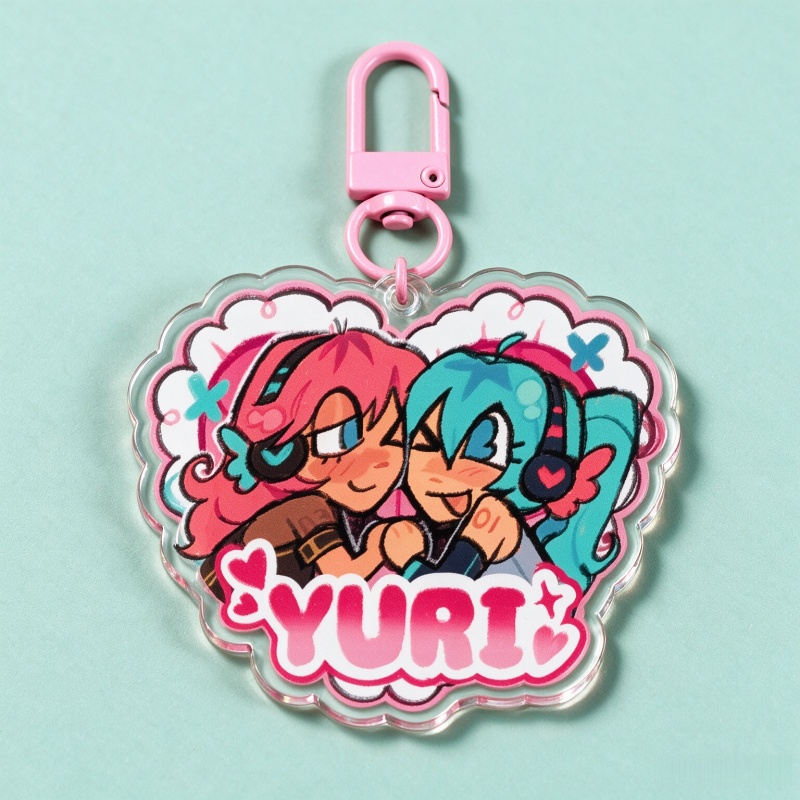 Yuri Time Acrylic Keychain Cut - Retro Gaming Keychain recension och pris